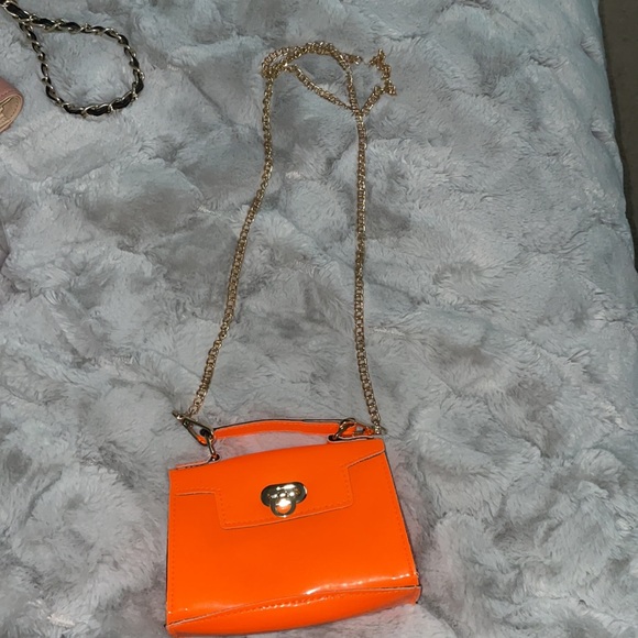 ORANGE MINI BAG CHAIN STRAP - Picture 3 of 6